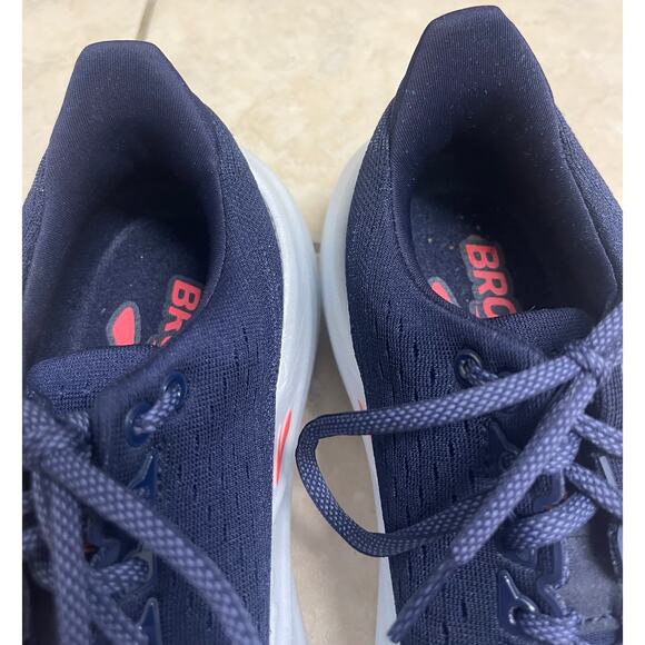 Brooks Women's Glycerin Max Running shoes peacoat/blue ribbon/hot coral size 9 - Picture 8 of 8